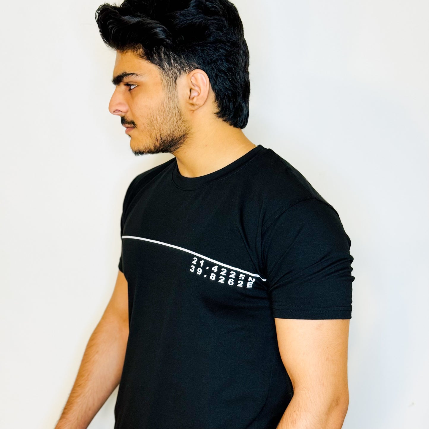 Ka'abah Coordinates Tee
